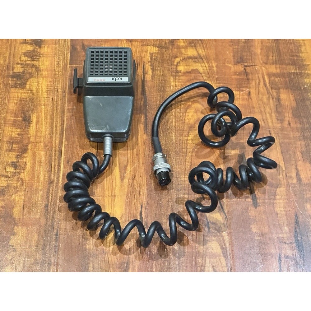 Pace Branded Shure Brothers CM9N CB Radio Microphone with 4-Pin Female Connector